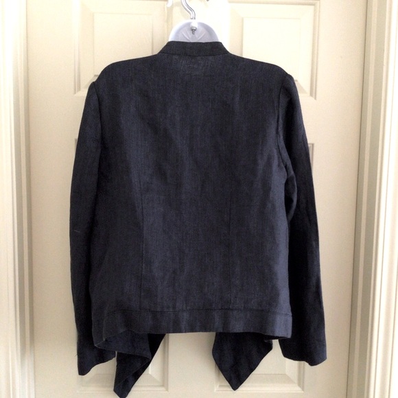 Coldwater Creek 100% Linen Jacket Size 4 - Picture 4 of 4